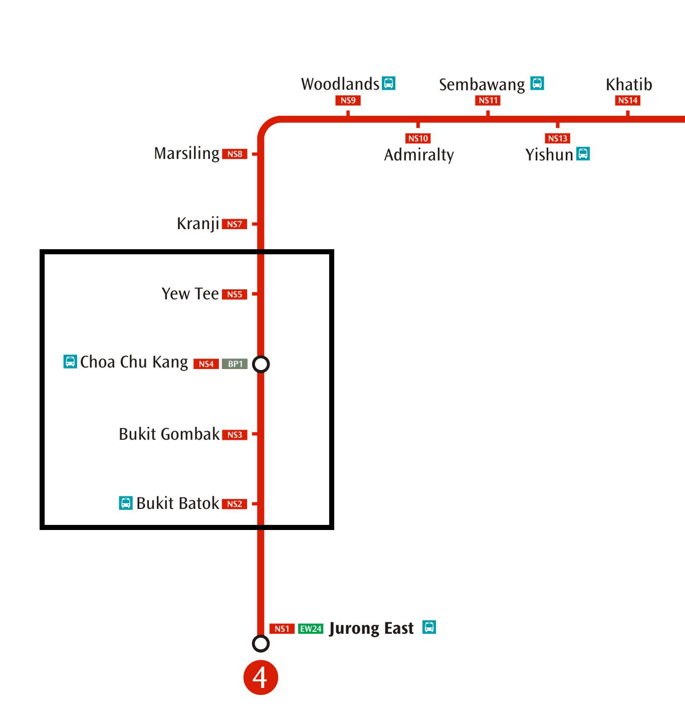 MRT Stations Between Bukit Batok Marsiling To Have Early Closures