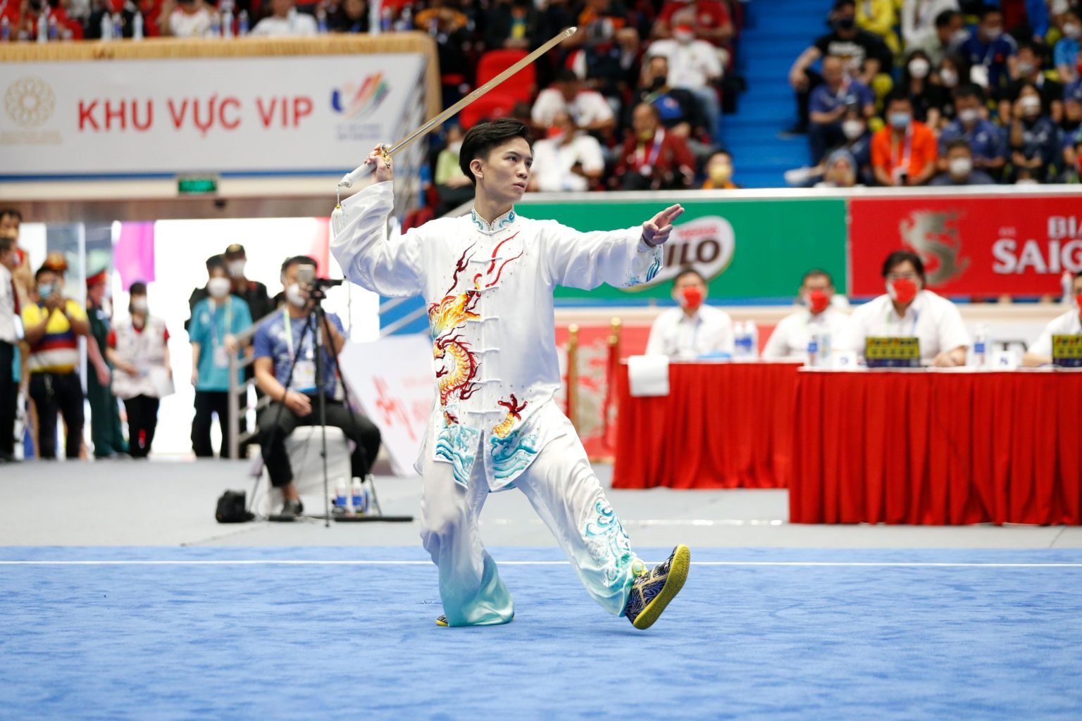 S Pore Wushu Athlete Wins SEA Games Gold 1 Day After Clinching Bronze