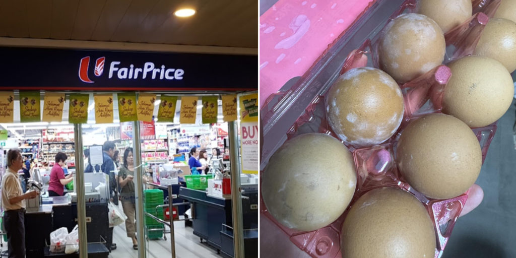 Woman Finds Mouldy Eggs From Fairprice Purchase Supermarket Offers Refund