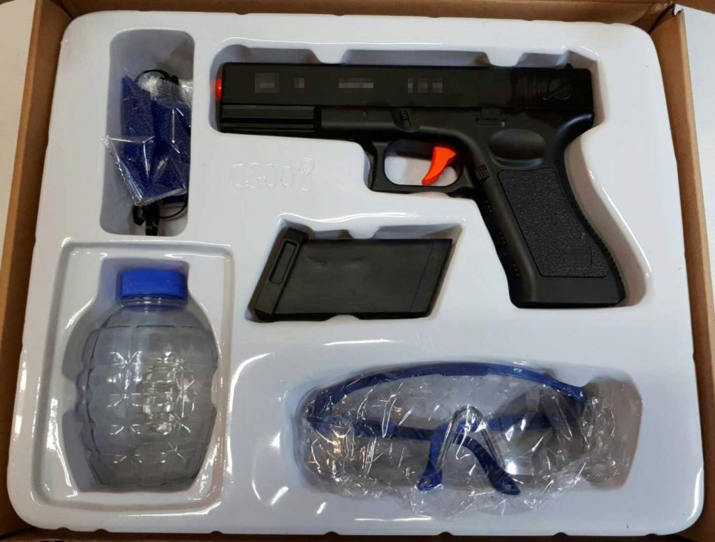 20 Airsoft Guns Seized By ICA In Failed Cargo Smuggling Attempt At