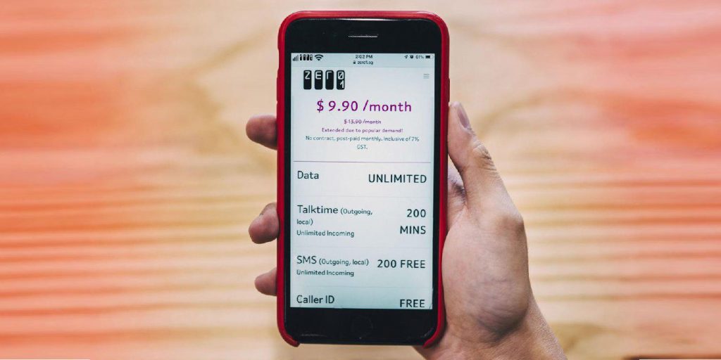 Virtual Telco Zero1 Promises Unlimited Data For $9.90/Month