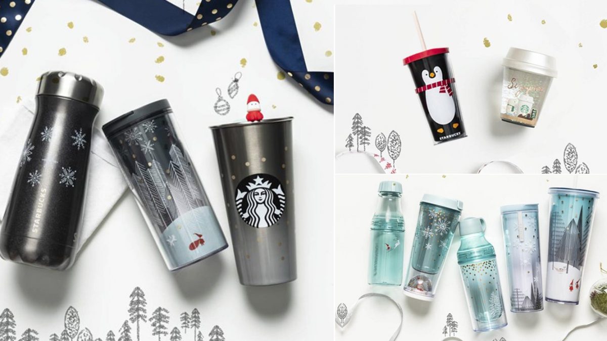 This Year's Starbucks Christmas Tumblers Have Pint-Sized Santas