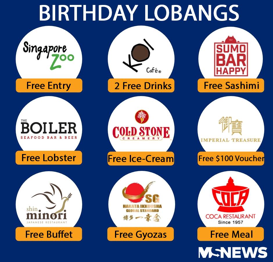 9 Insane Birthday Deals For LobangLoving Singaporeans