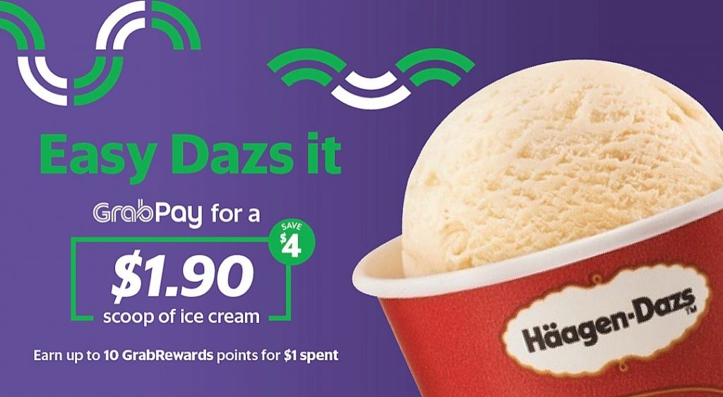 Häagen-Dazs Ice Cream For $1.90/Scoop On GrabPay Till 6 Jan 2019