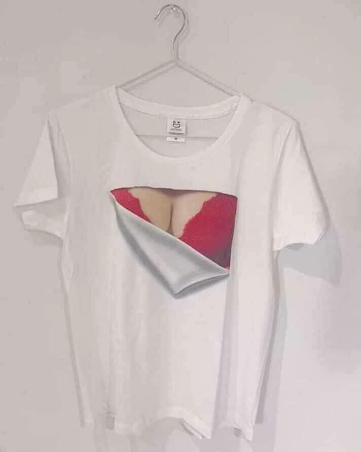Peek-A-Boob T-Shirts Can Help You Go From An A-Cup To A C-Cup