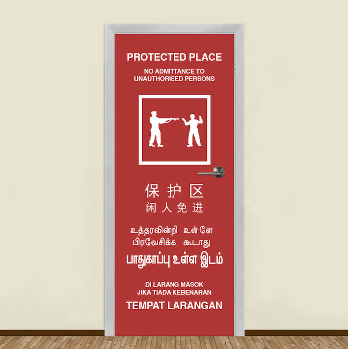 10 Hdb Bomb Shelter Door Stickers For Portals To New Realms