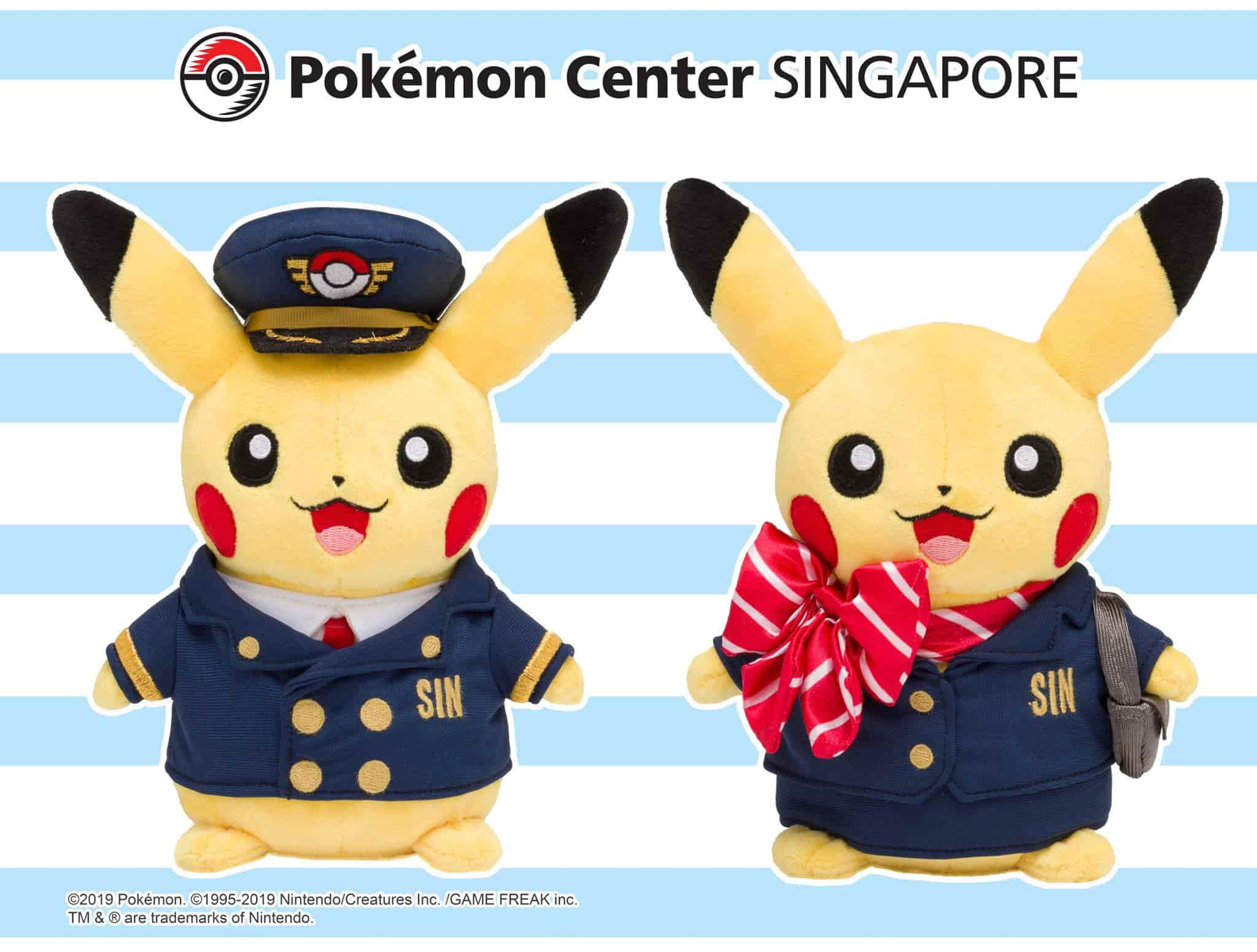 Pilot Pikachu Plushies Land At Pokémon Centre Singapore In Mar 2019