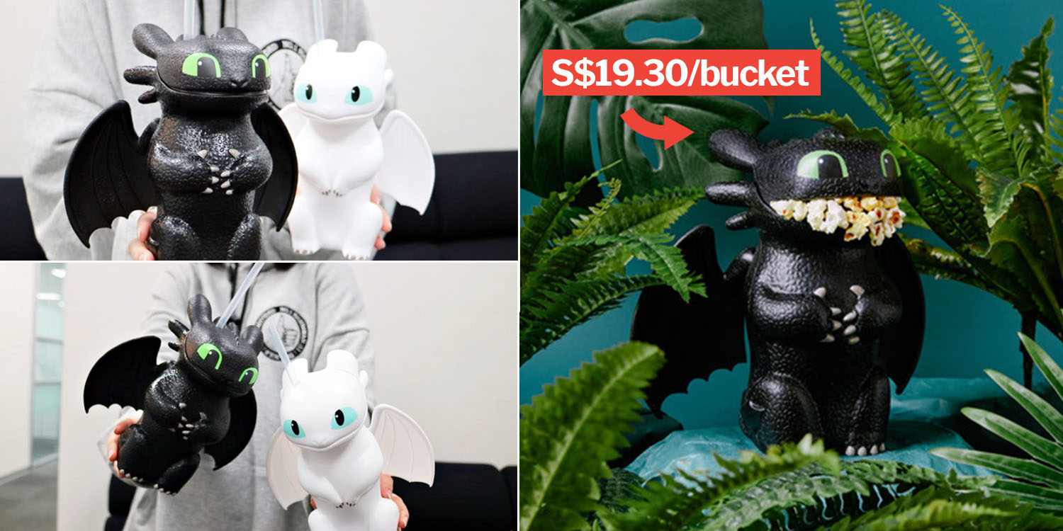 Toothless Popcorn Buckets & Bottles Let You Train Your Dragon To Feed You Snacks