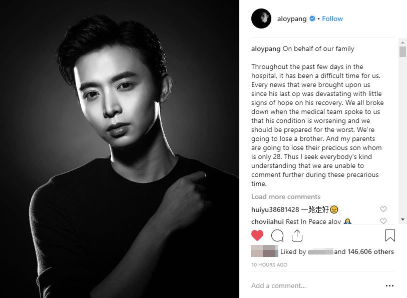 8 Poignant Tributes That Show Aloysius Pang Was Loved By S'poreans From ...