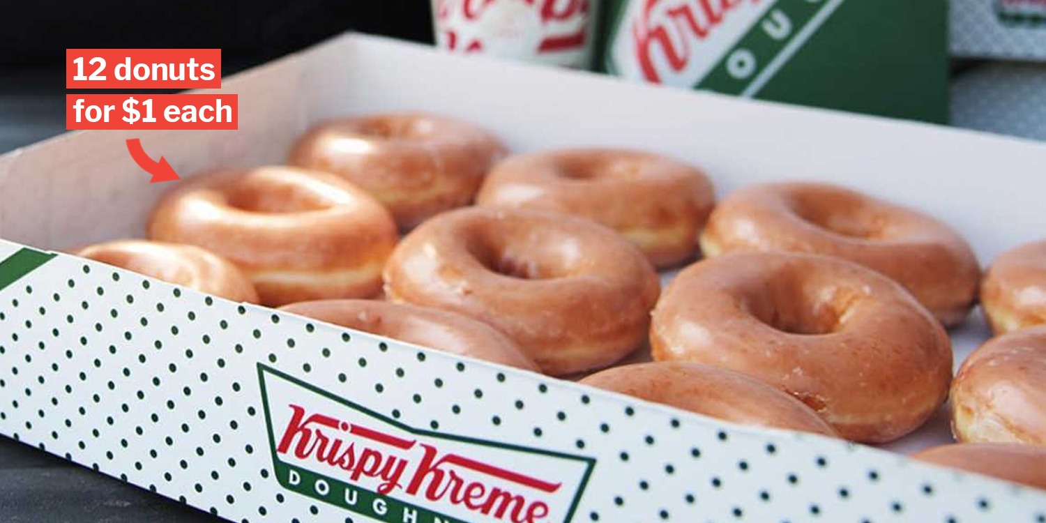 12 For 12 Krispy Kreme Original Glazed Doughnuts Returns On 28 Feb