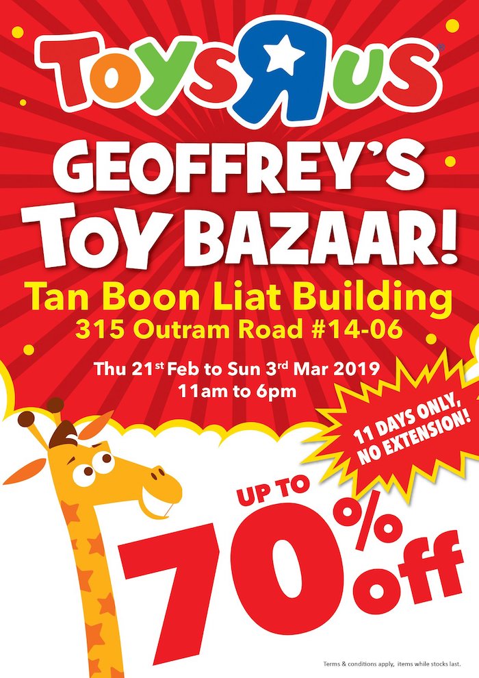 Toys “R” Us Bazaar At Outram Has Up To 70% Off Lego Sets & Action ...