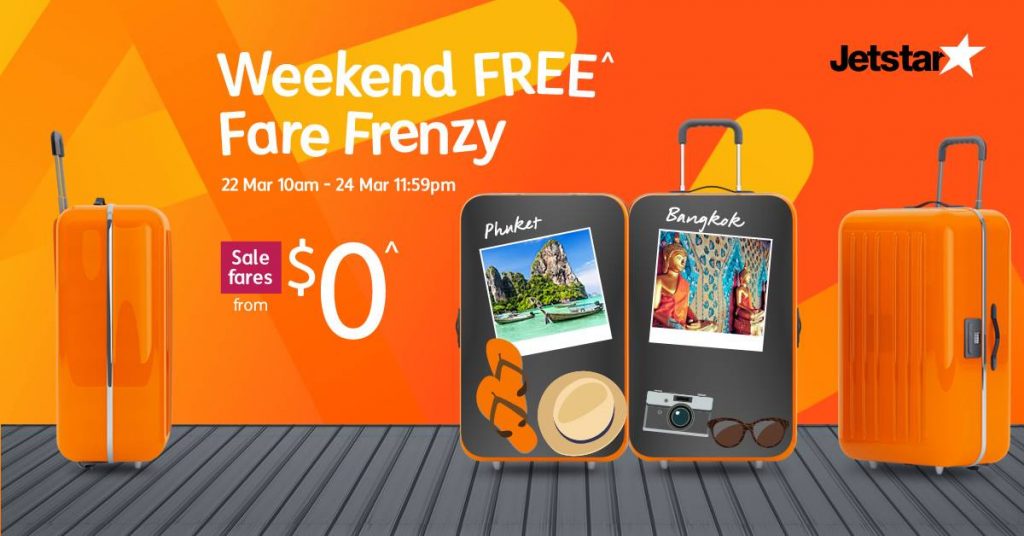 Jetstar Has 0 Plane Tickets To Bangkok, Phuket & Taipei If You Book