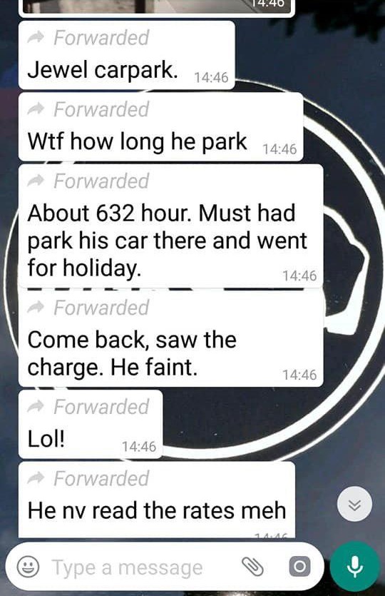 S'porean Encounters 3,158.72 Parking Fee At Jewel Changi Loading Bay