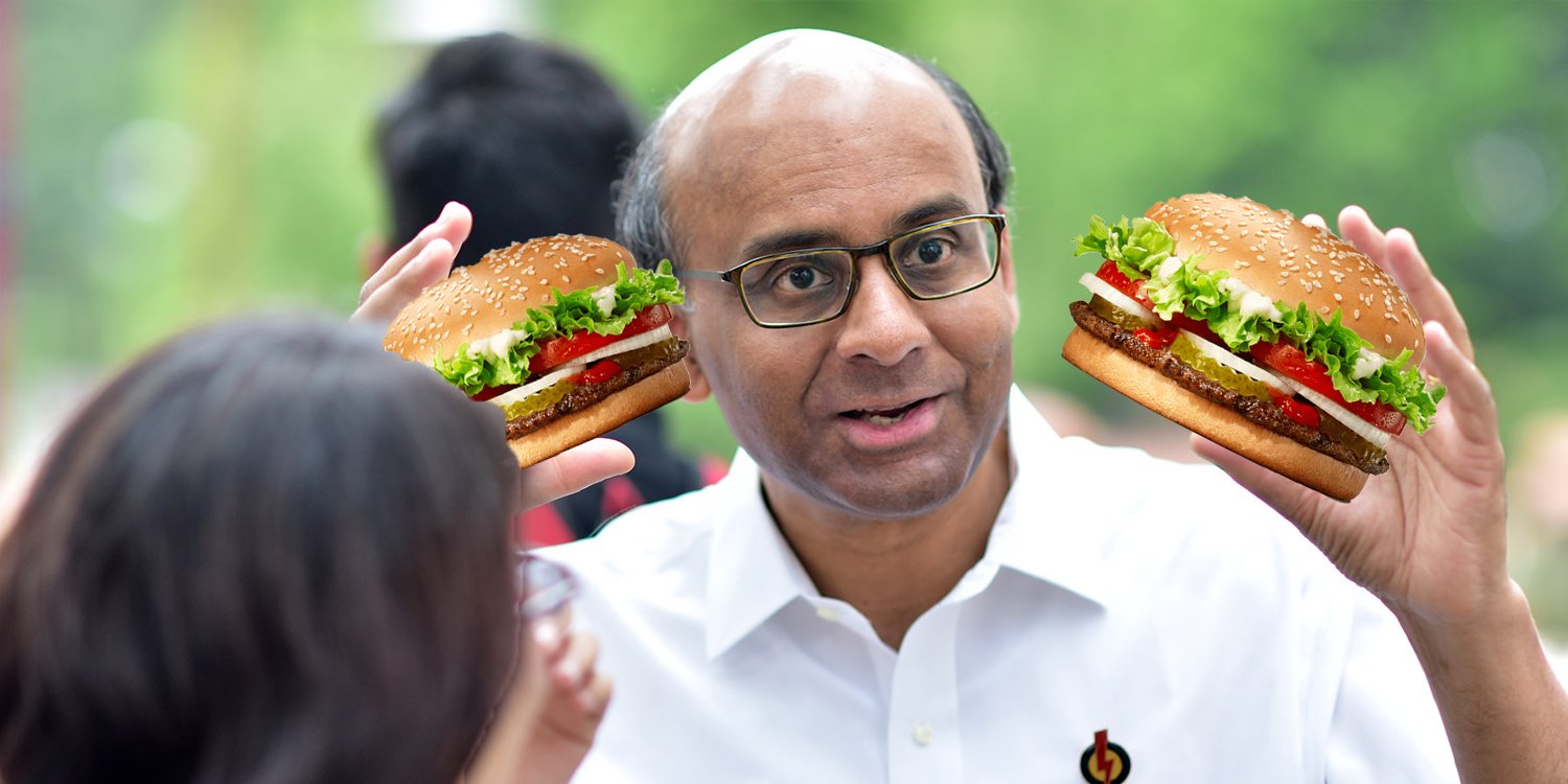 Tharman Gives Burger King’s New Meatless 'Impossible ...