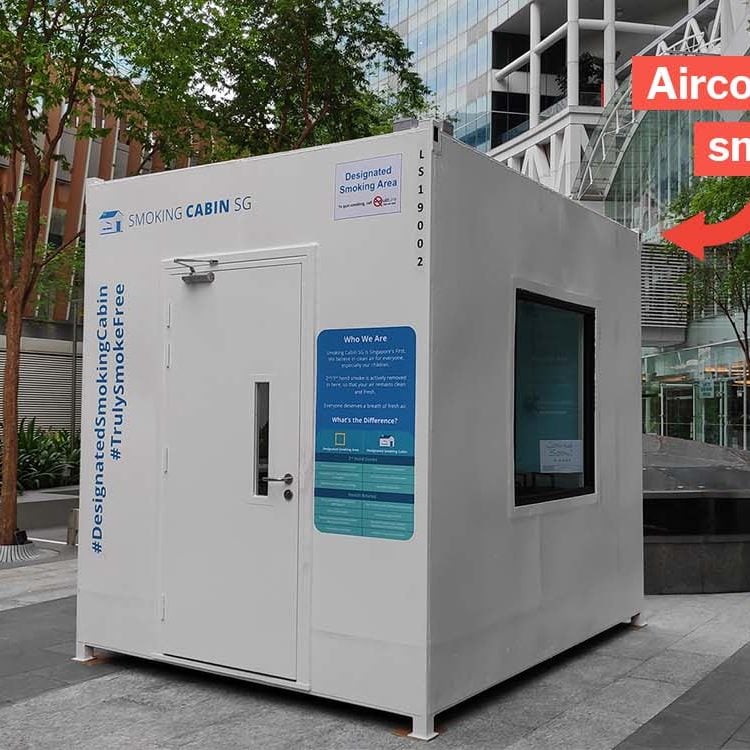 Smoking Cabin Debuts In One-North; 59 More Expected In S'pore By End Of 2019
