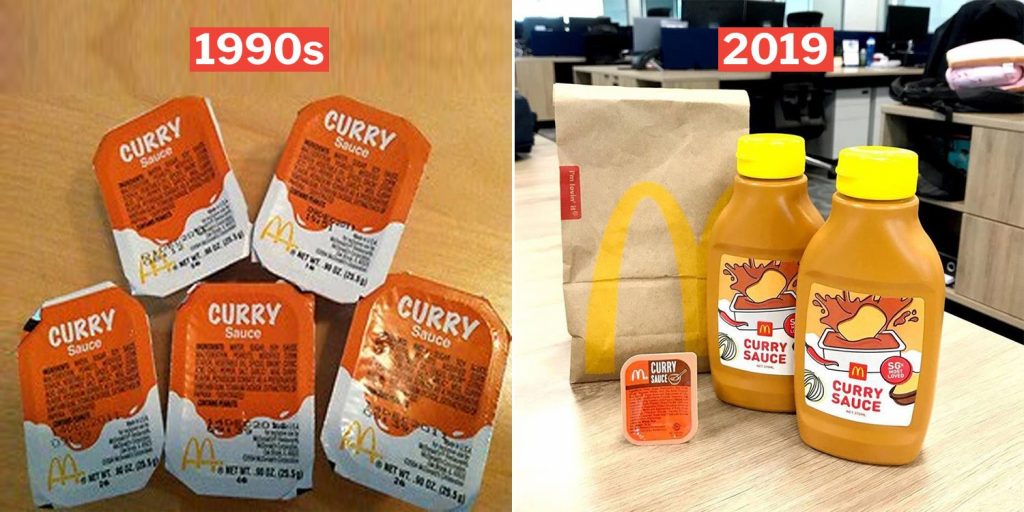 S'porean Fondly Tracks McDonald's Curry Sauce History From Packet To