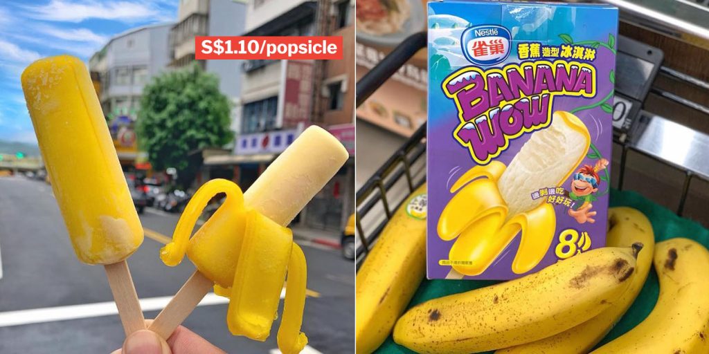 Nestlé Banana Ice Cream Lets You Peel Your Banana & Eat It Too In