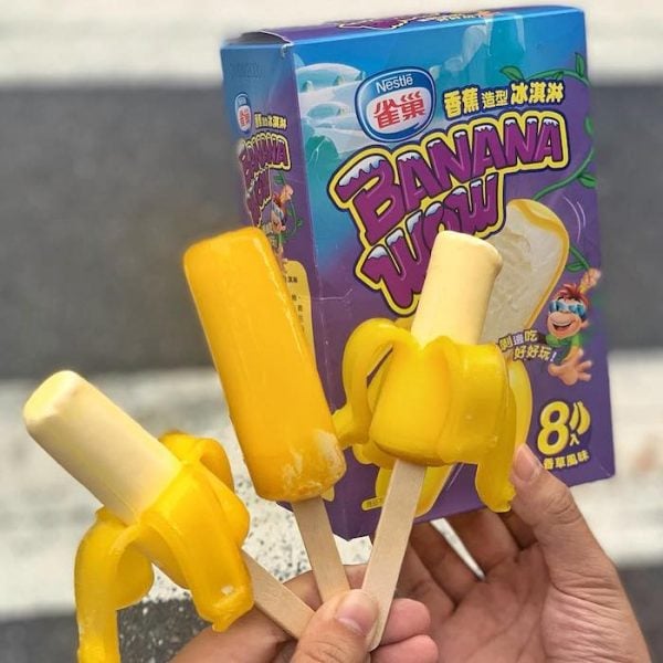 Nestlé Banana Ice Cream Lets You Peel Your Banana & Eat It Too In
