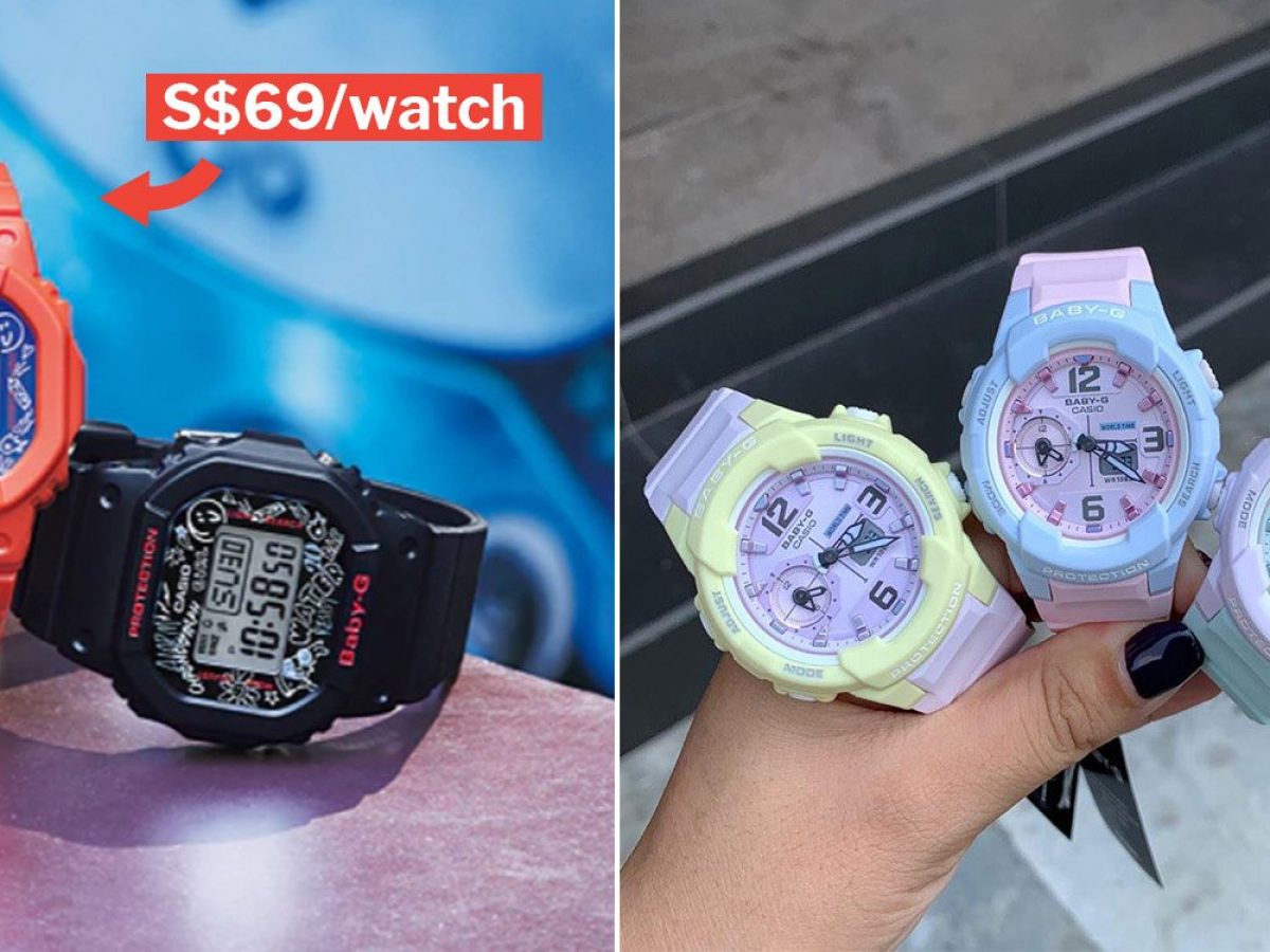 Casio S pore Sale Has Up To 60 Off On G Shock Baby G