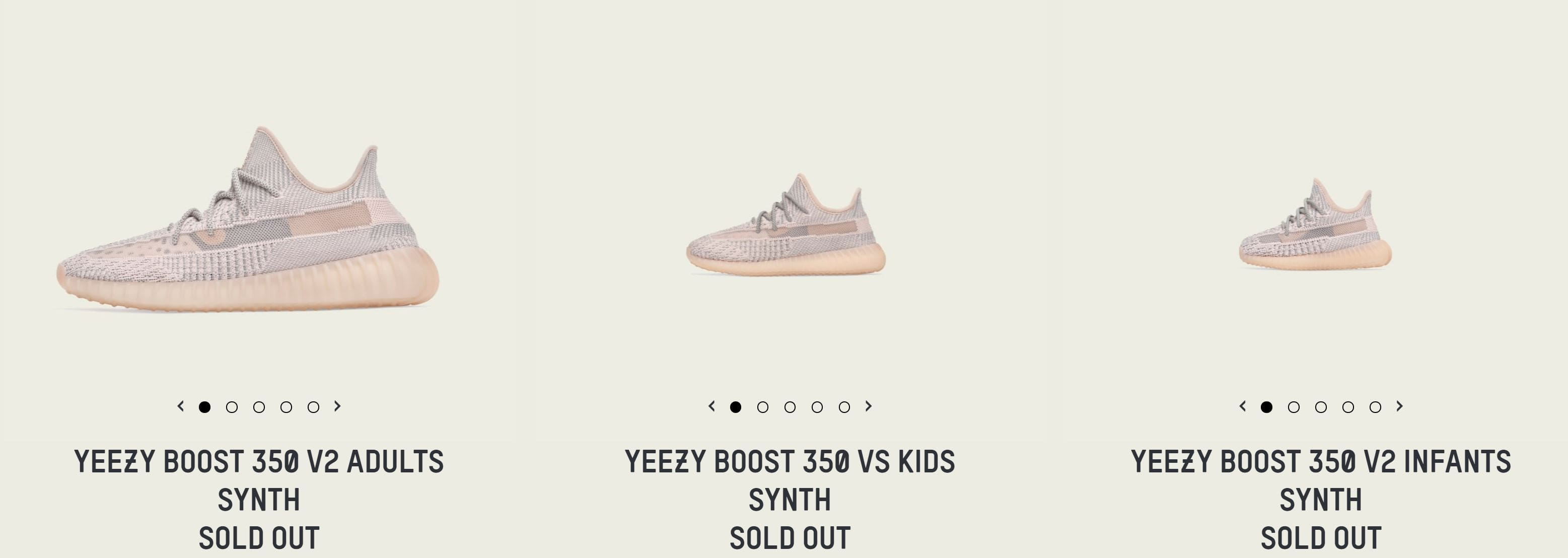 what stores are yeezys sold at