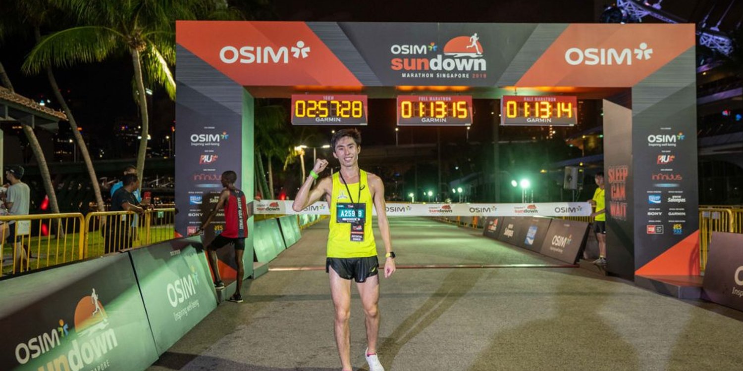 Soh Rui Yong Wins Sundown Singapore Half Marathon & The Support Of ...