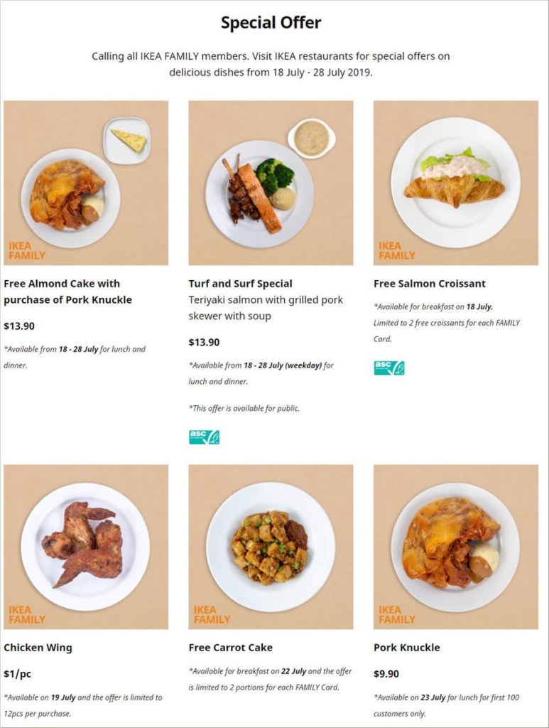 IKEA Chicken Wings For 1 On 19 Jul At Alexandra & Tampines