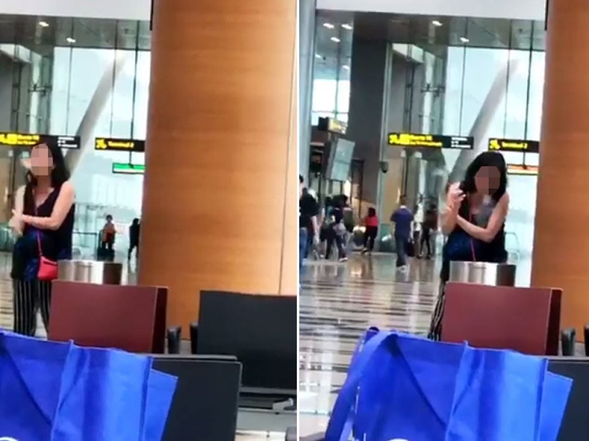 Woman Smoking In Changi Airport Draws Netizens' Ire As They Question  Security Measures