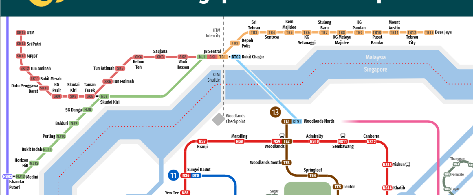 Singapore Transit Map