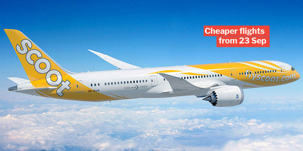 Scoot Offers Cheaper Flights To All Passengers Because No More