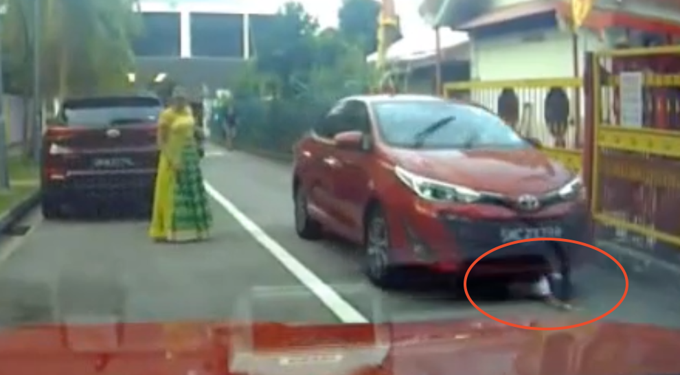 Viral Video Of Child Being Run Over By A Car Reminds S'poreans To Cross