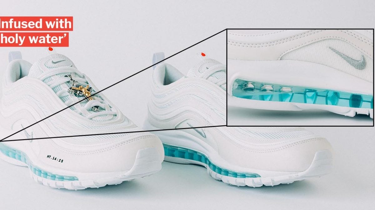 Nike Air Max 97 Jesus Shoes Are Infused With Jordan River Water