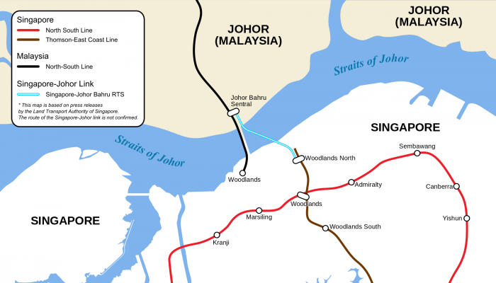 travel by train from johor bahru to singapore