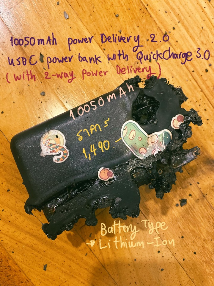 Thai Lady's Power Bank Explodes Even Though It Wasn't Plugged, Possibly