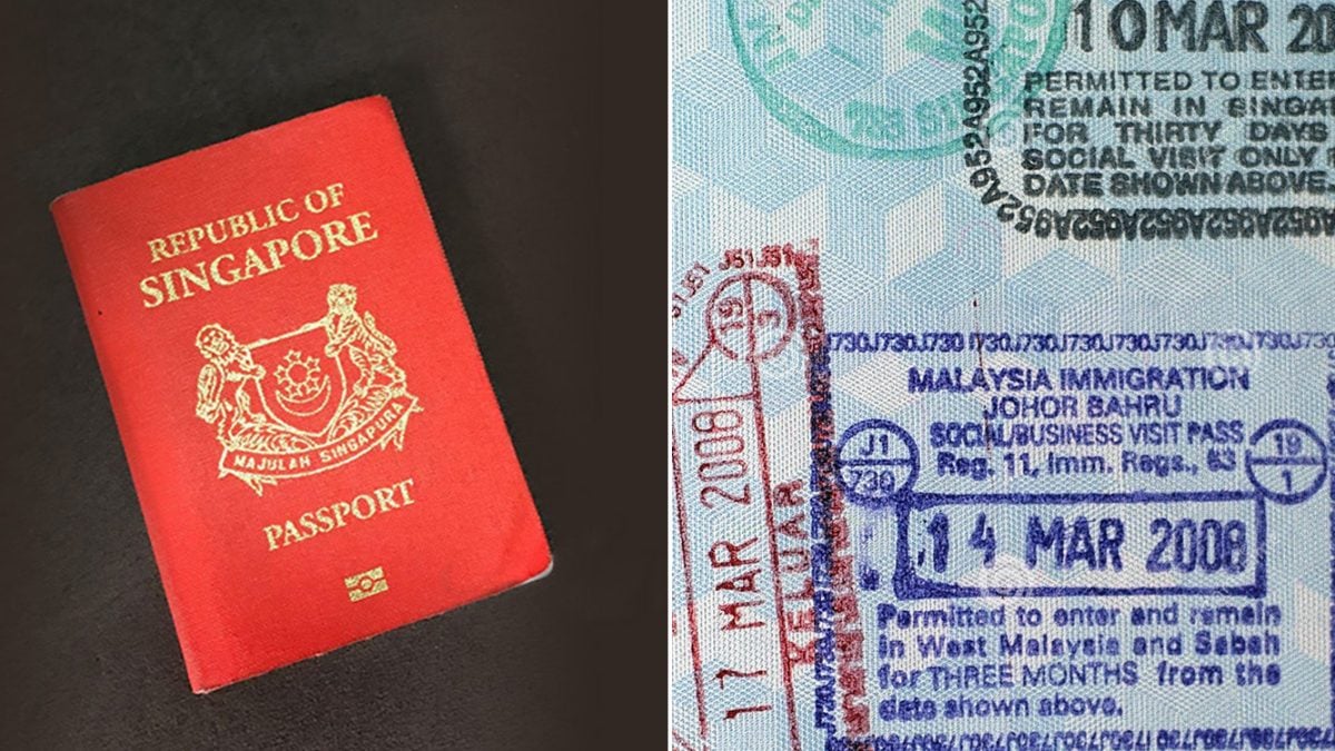 S Poreans Entering M Sia Should Ensure Passport Stamps Are Correct Or Risk Getting Banned