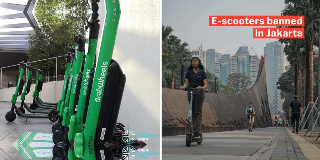 E-Scooters Banned From Jakarta Footpaths, Pedestrian Bridges & Roads ...