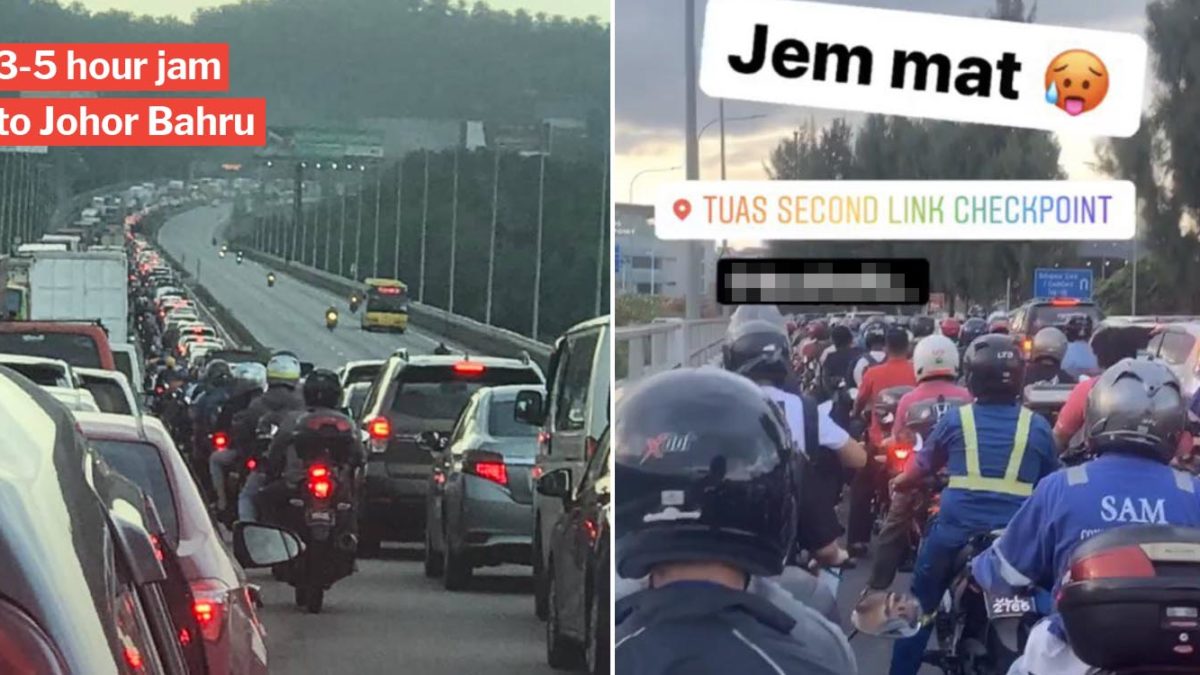 S'poreans Heading To JB Stuck In Traffic Jam For Up To 5 Hours At Second  Link On 27 Dec
