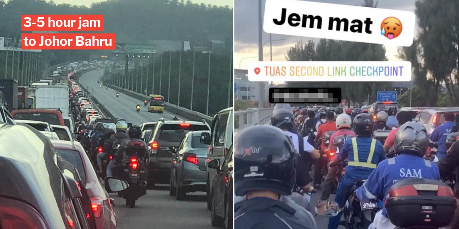 S Poreans Heading To Jb Stuck In Traffic Jam For Up To 5 Hours At Second Link On 27 Dec