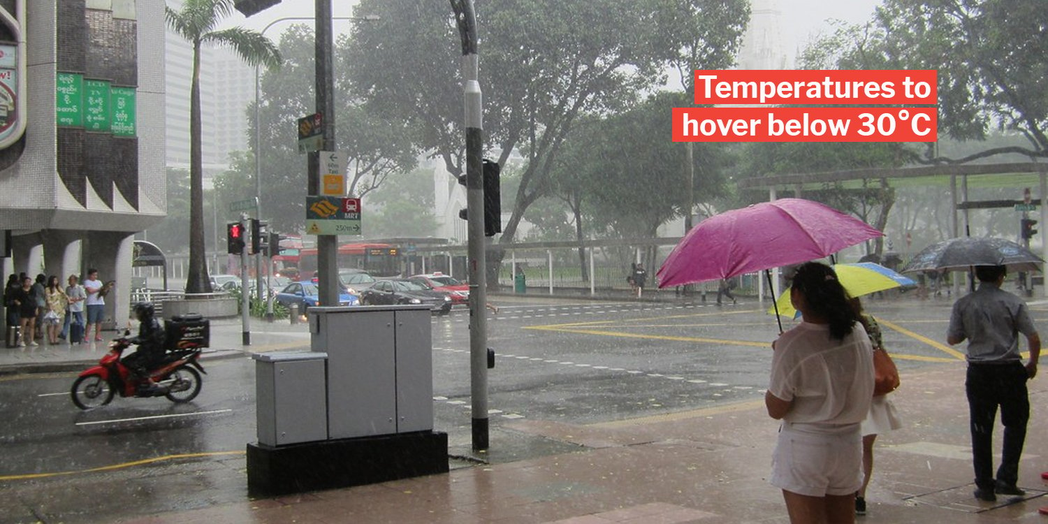 Rainy Weather In S'pore Till Mid Jan 2020 Means We'll Have A Wet