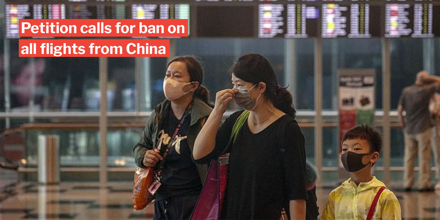 Over 90,000 S'poreans Sign Petition For China Travel Ban, ExNMP Calvin