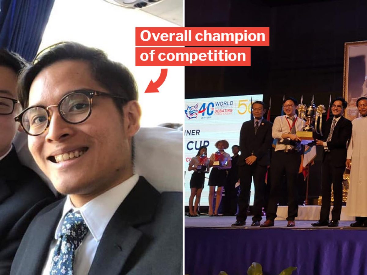 Oxford Student Is First S Porean To Win 3 Titles In World Debate Showdown Was Actually A Drama Club Reject