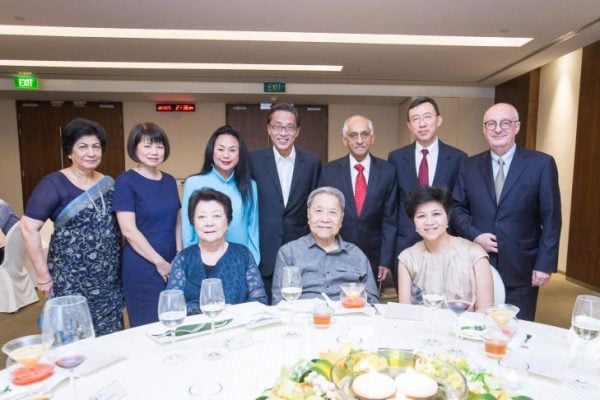 Former Chief Justice Yong Pung How, Family, and Colleagues