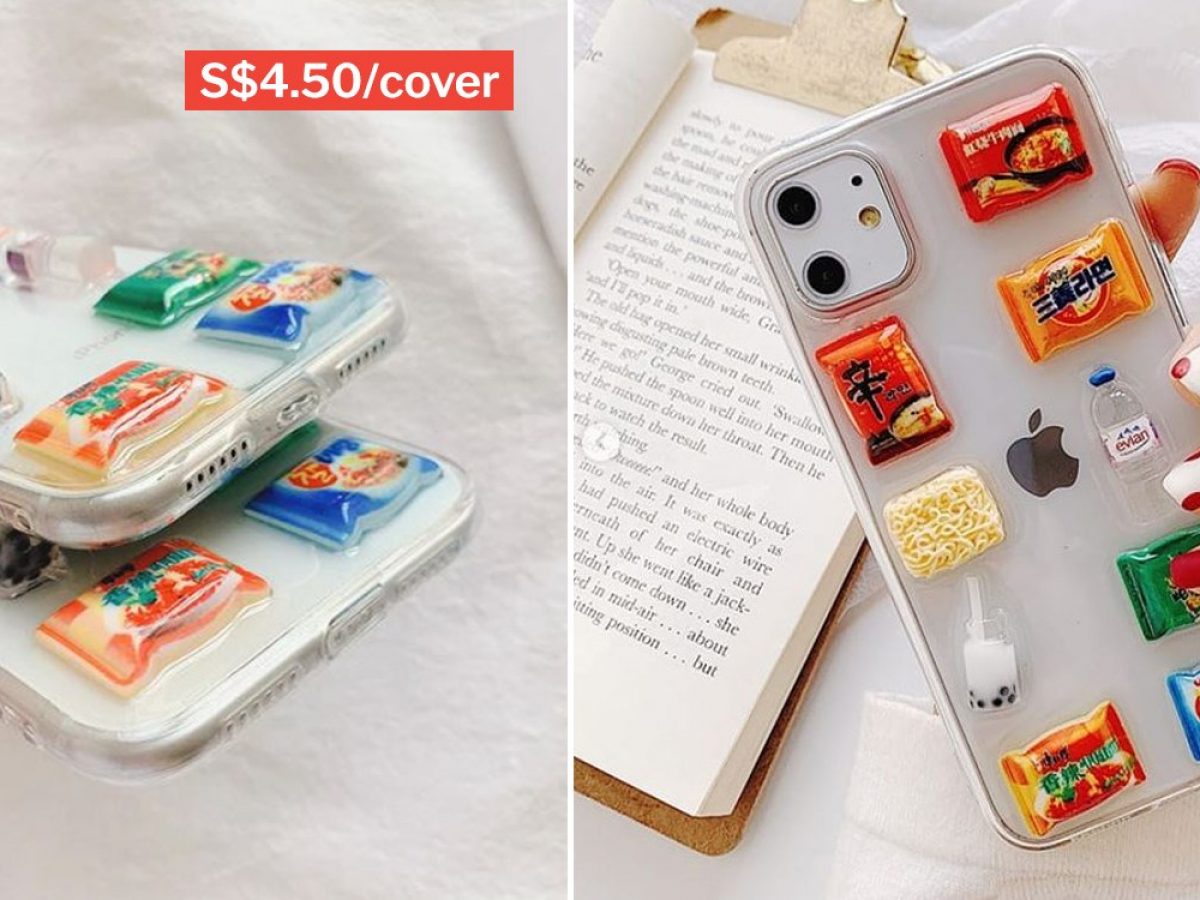 This Ramen Phone Case With Boba Evian Bottles Instant