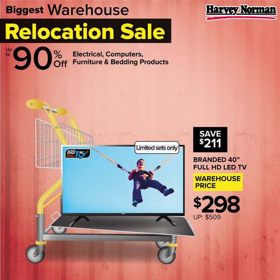 Harvey Norman Warehouse Sale Has Up To 90 Off Electronics
