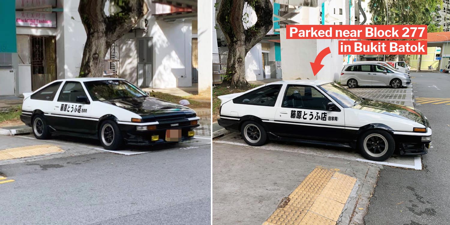 Rare Toyota Ae86 Car In Bukit Batok Is Right Out Of Initial D Apparently Not The Only One Around