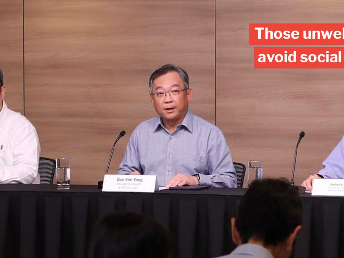 Socially Irresponsible Actions Are Why Covid 19 Transmitted Locally Says Gan Kim Yong