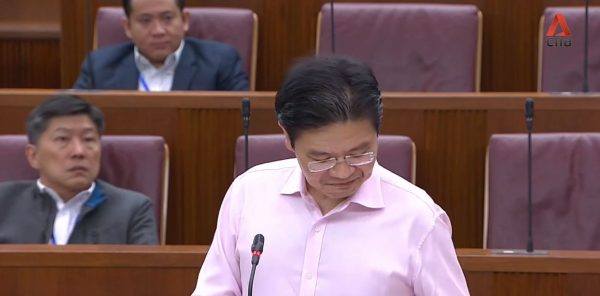 Minister Lawrence Wong Breaks Down In Parliament While Thanking ...