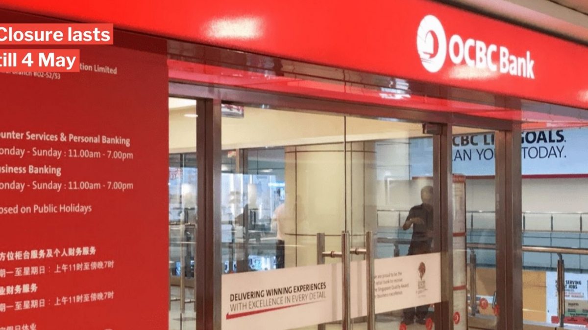 Ocbc To Close 22 Branches Islandwide From 9 Apr Atms Will Still Function