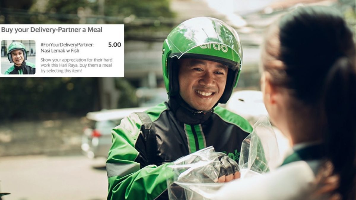 Grabfood S Pore Lets You Buy Rider A Meal With Your Order Till 7 Jun To Show Appreciation