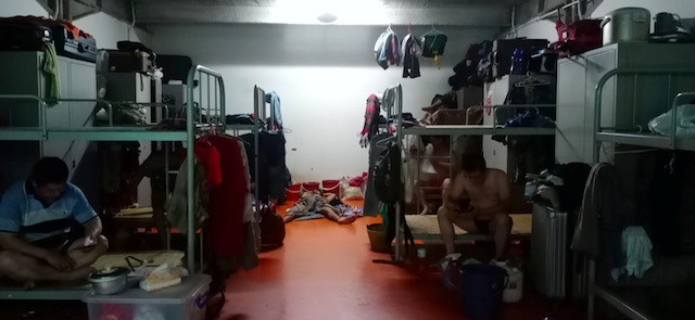 cleared dormitory