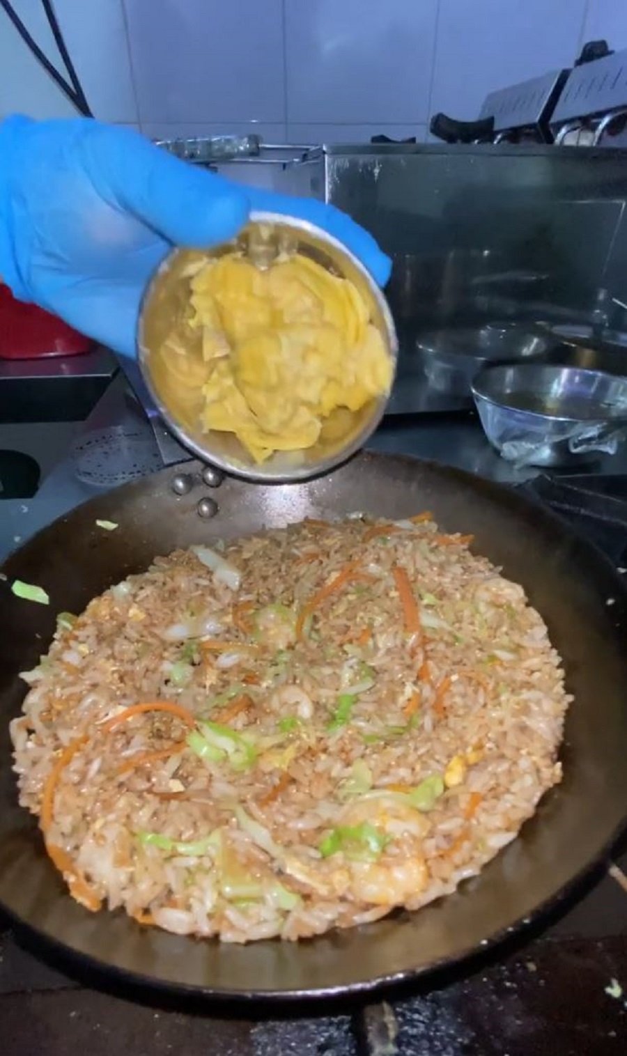 MSW Durian Fried Rice topping
